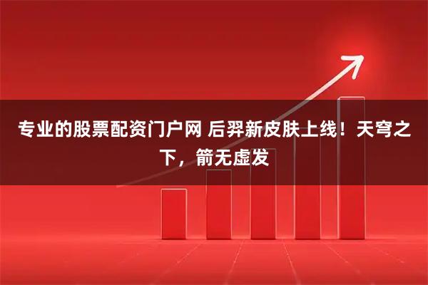 专业的股票配资门户网 后羿新皮肤上线！天穹之下，箭无虚发